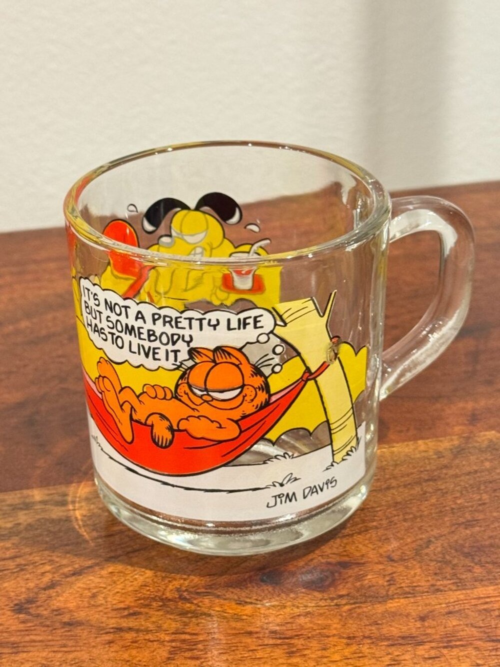 Vintage 1978 McDonald’s Garfield Glass Mugs Set of 4 in Excellent Condition - Picture 12 of 16